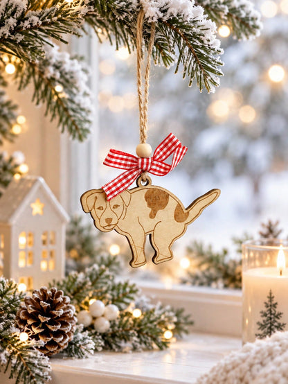 spotted puppy Christmas ornament - photo 9