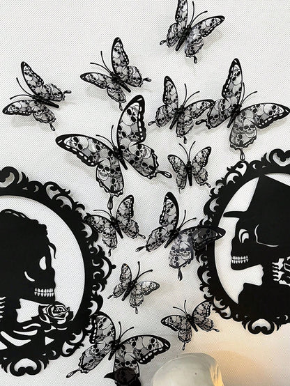 gothic butterfly wall stickers - photo 9