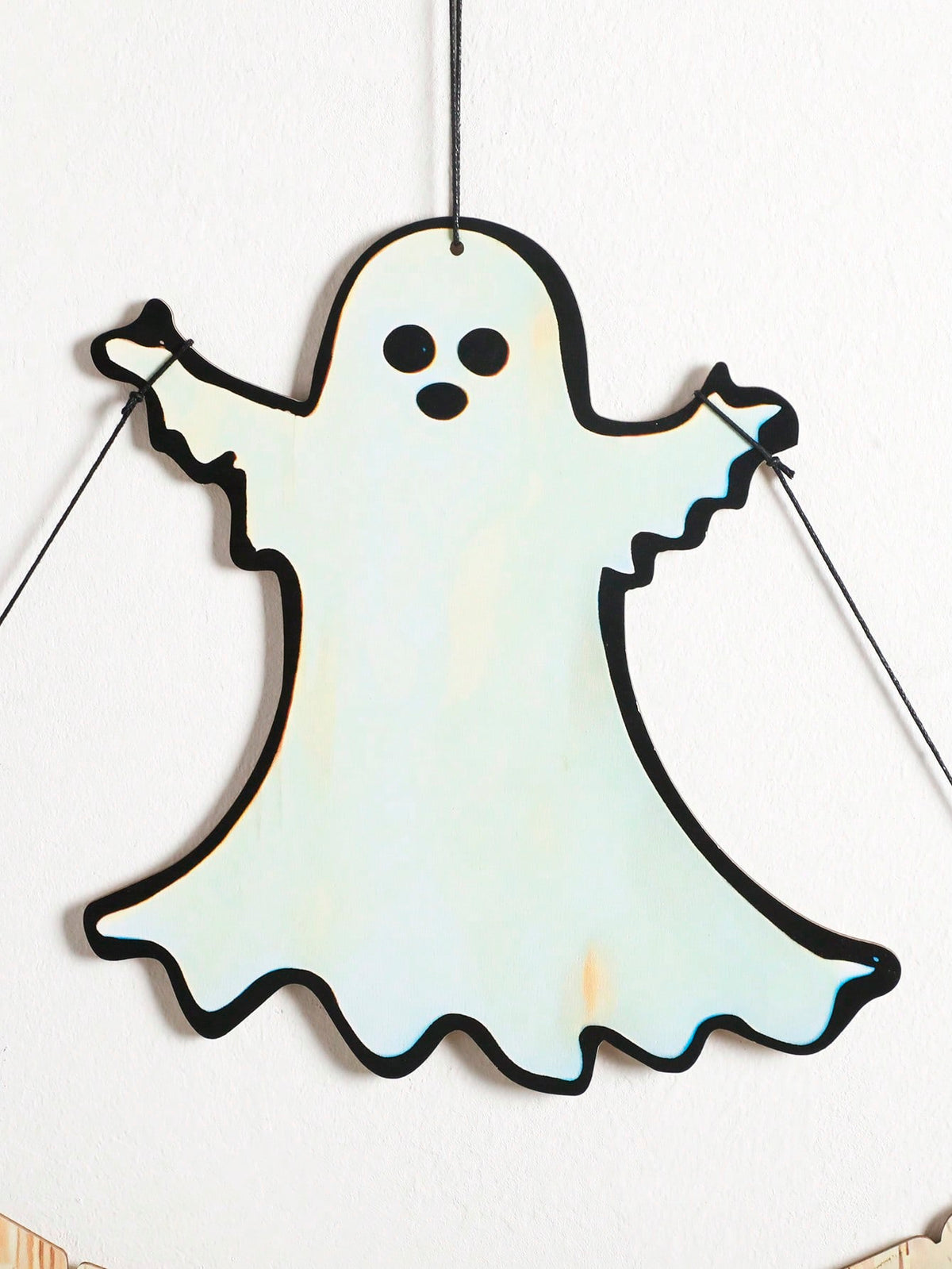 ghost Happy Halloween door sign - photo 8