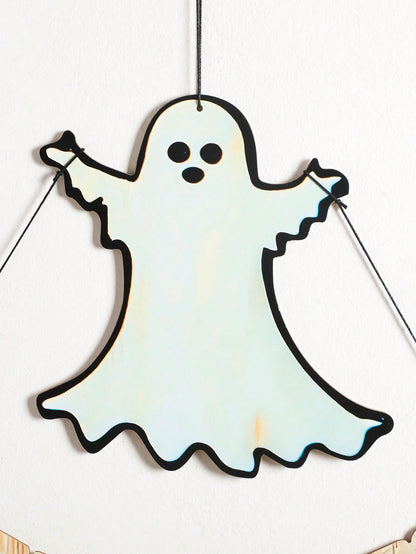 ghost Happy Halloween door sign - photo 8