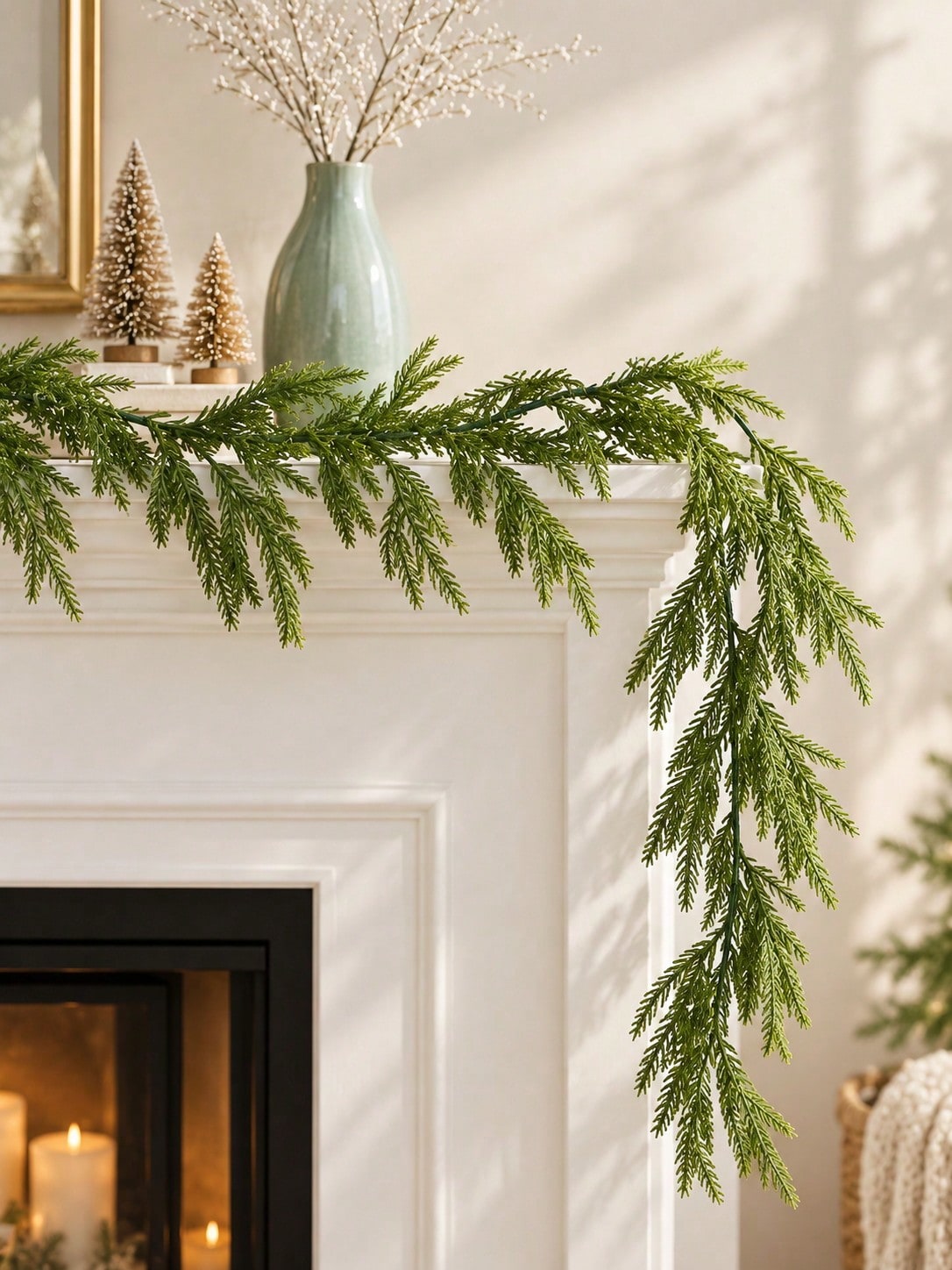 artificial pine Christmas garland - photo 11