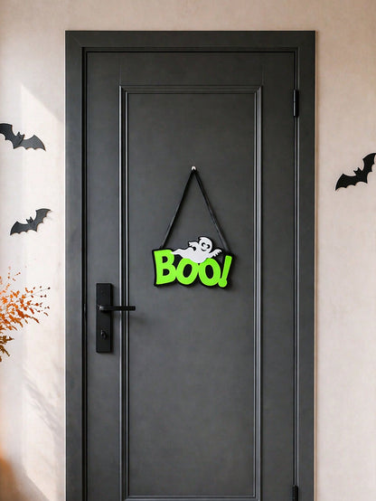 boo Halloween door sign - photo 10