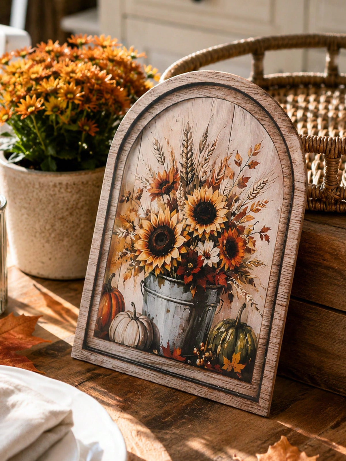 sunflower pumpkin arch sign - photo 10