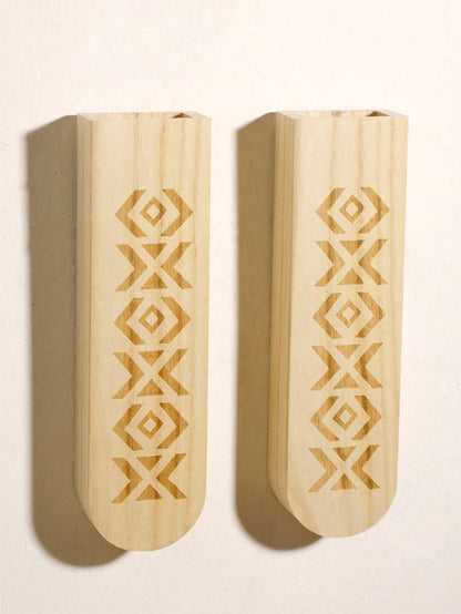 wood wall pocket vase - photo 10
