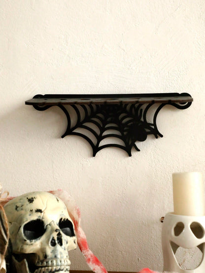 spiderweb gothic wall shelf - photo 9