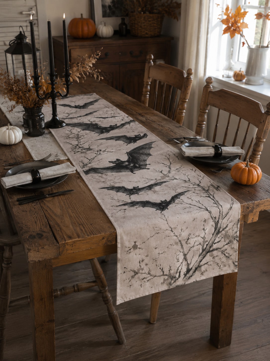 Halloween bat table runner - photo 10