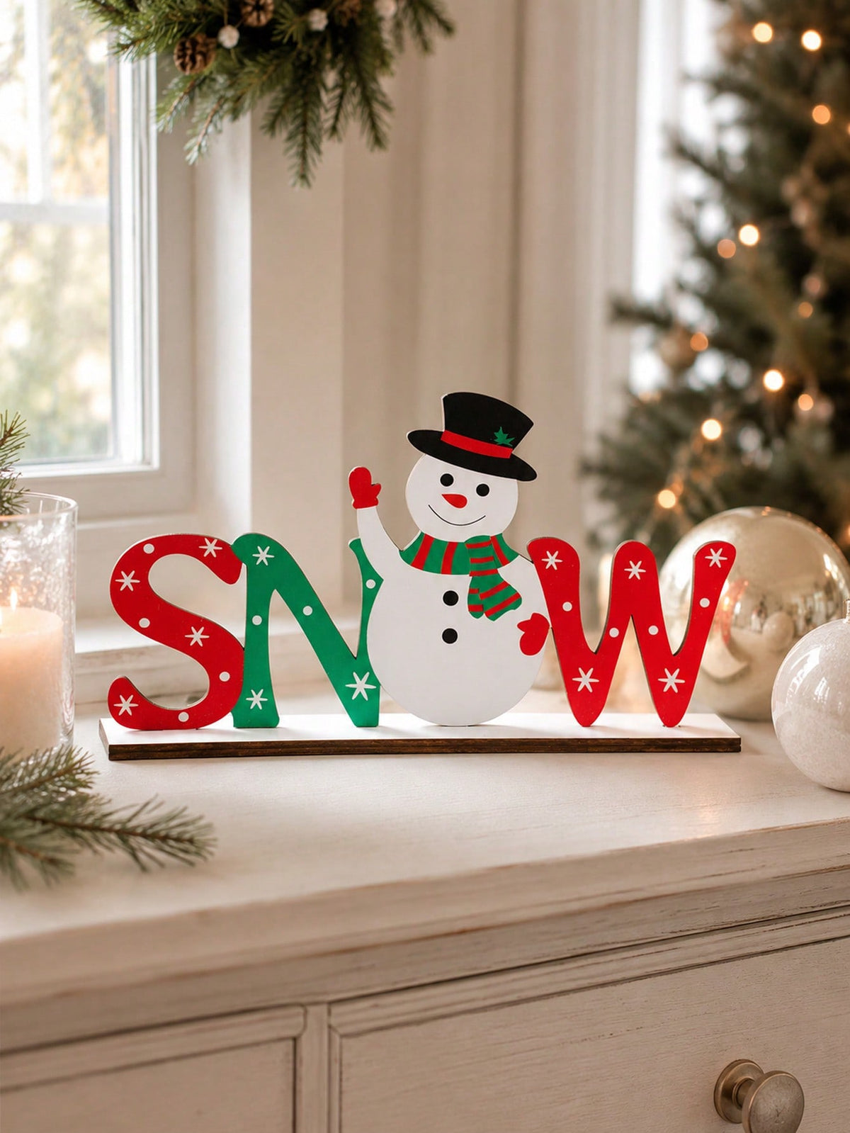 Christmas letter tabletop sign - photo 10