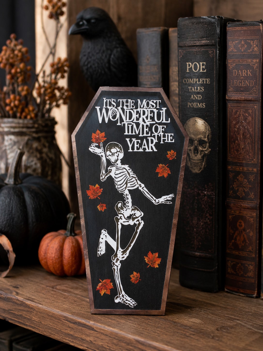 dancing skeleton coffin sign - photo 9