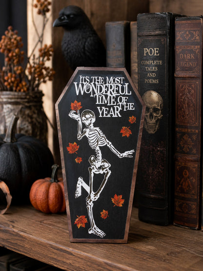 dancing skeleton coffin sign - photo 9