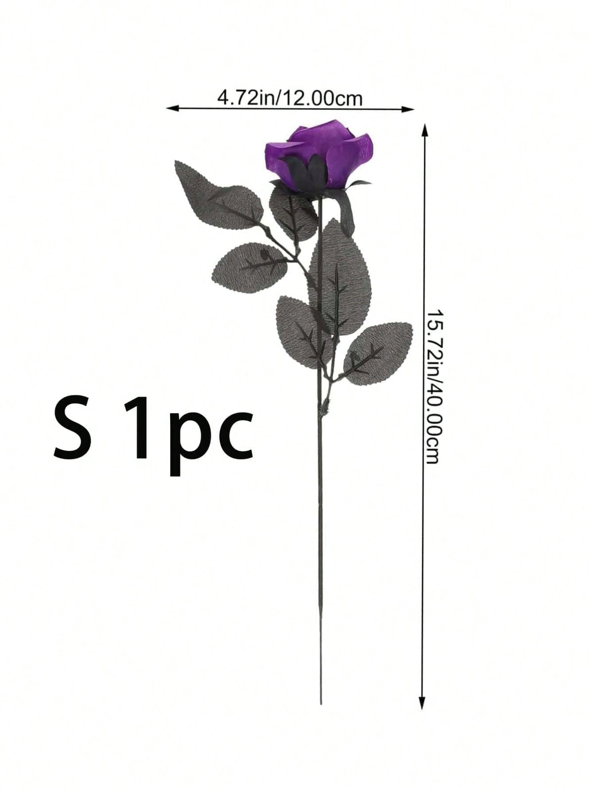 purple skull rose artificial flowers - photo 10