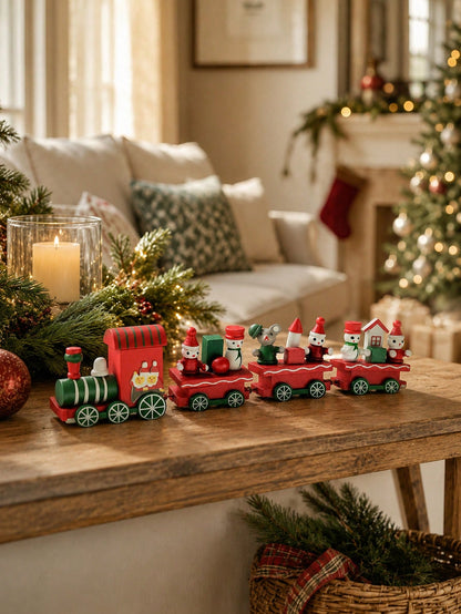 Christmas train snowman elf mouse - photo 10
