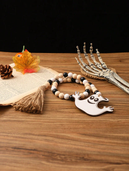 white ghost beaded garland - photo 9