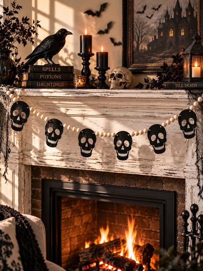 black felt skull garland - photo 10