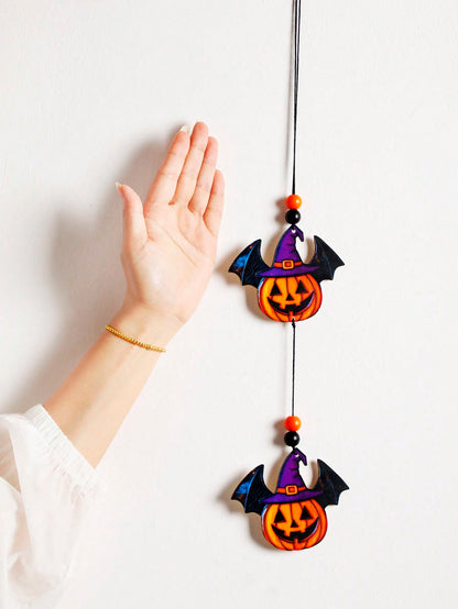 witch hat skull bat hanging decor - photo 10