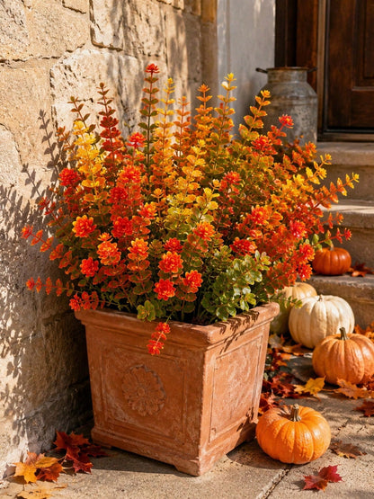 fall artificial flower bush - photo 10