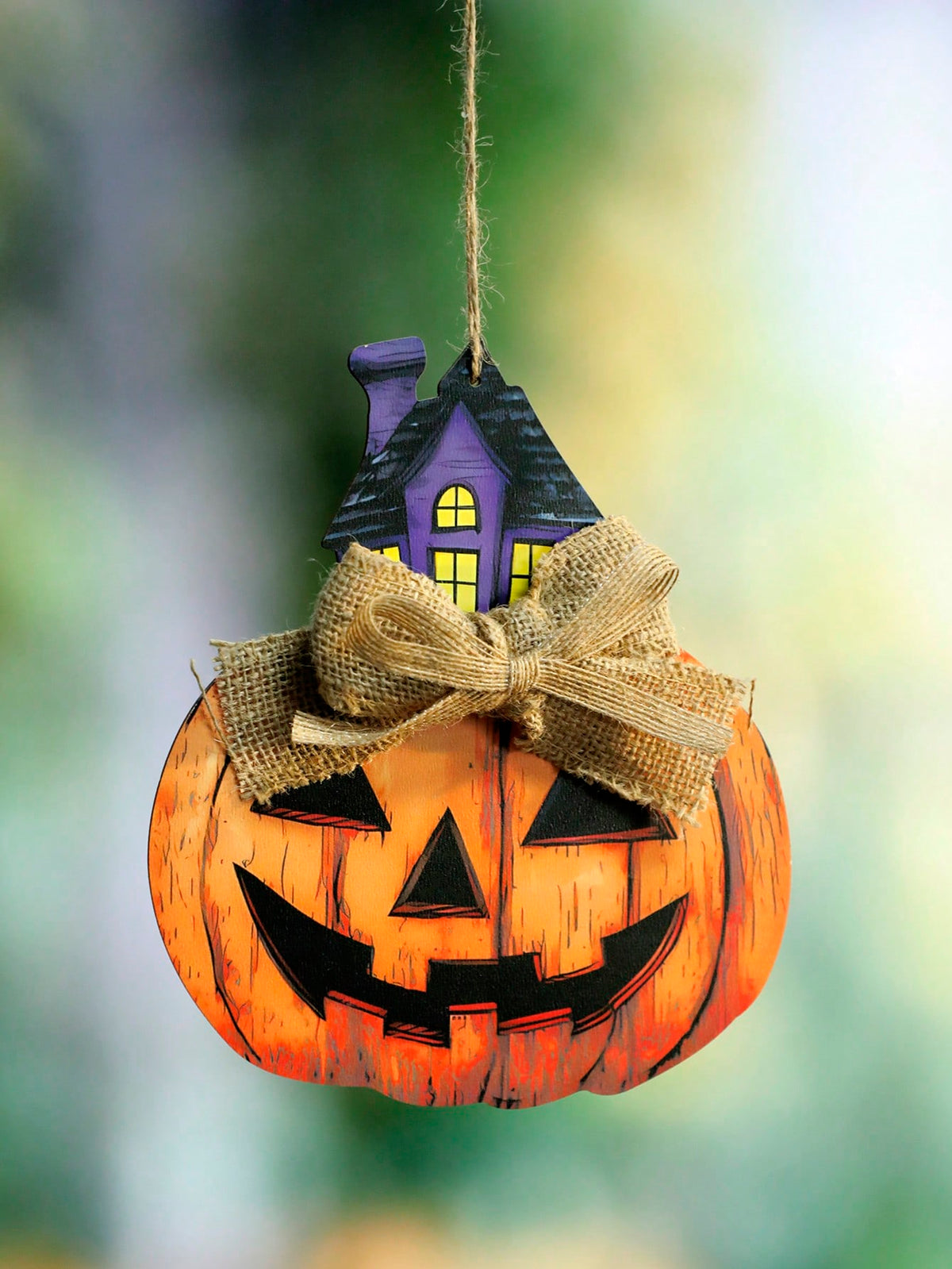 jack-o-lantern hanging sign - photo 10