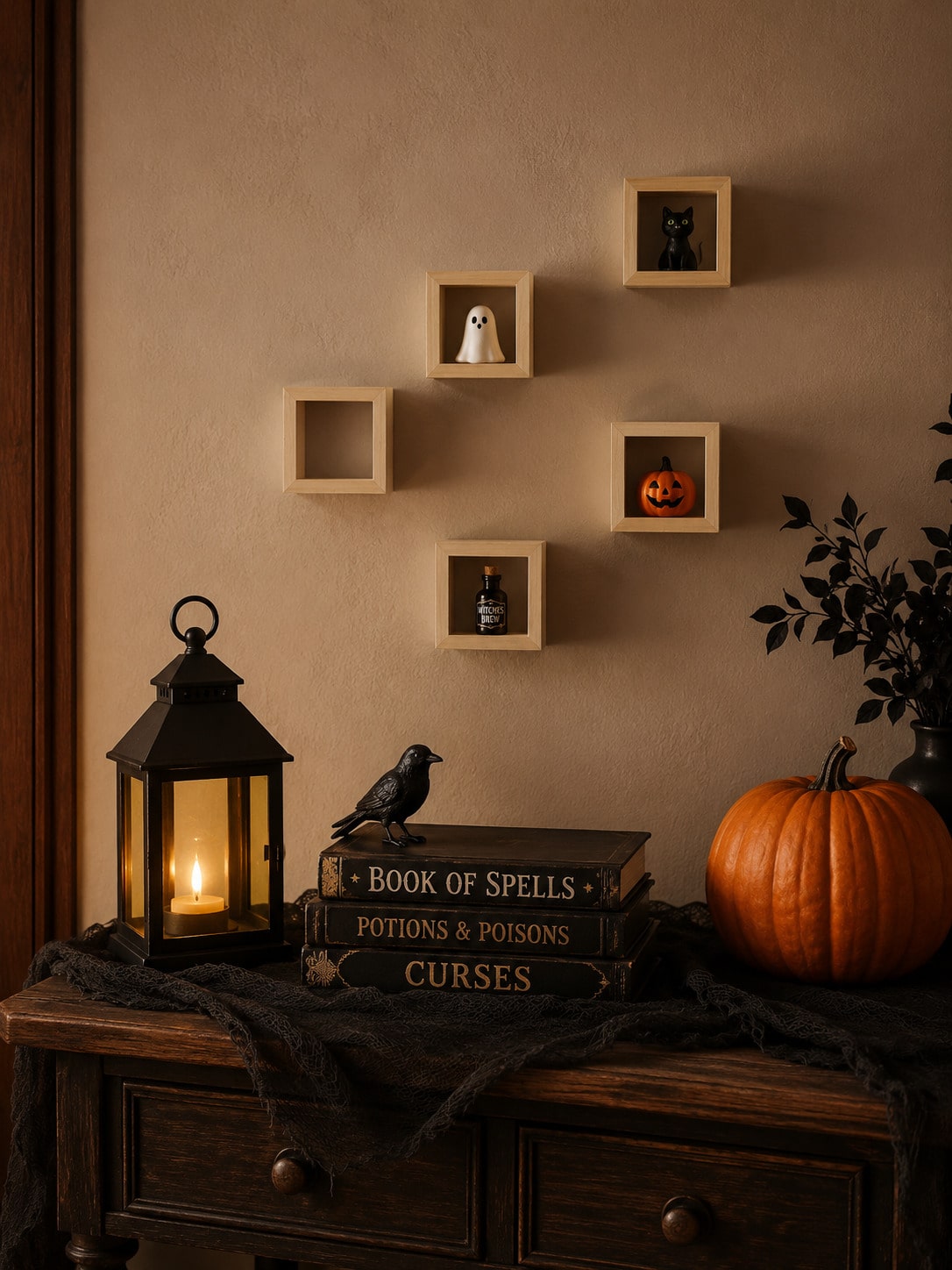 square wood shadow box shelf - photo 10