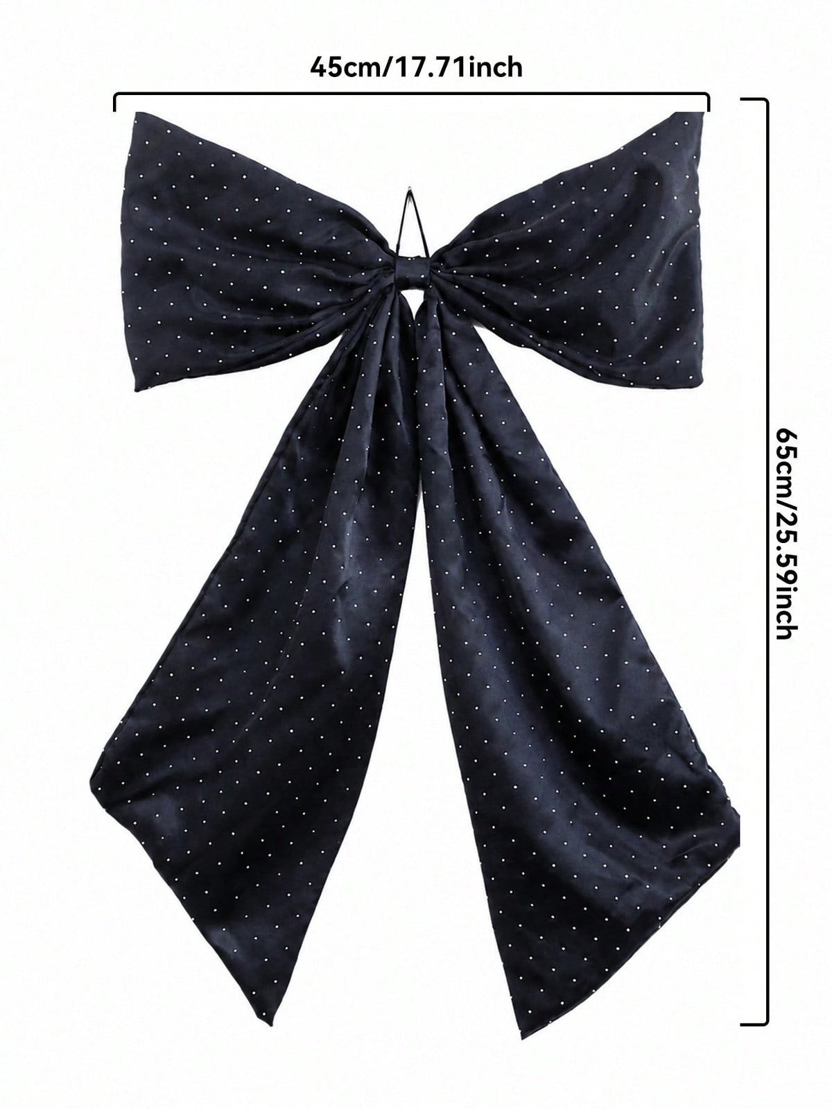 large black glitter bow - photo 11