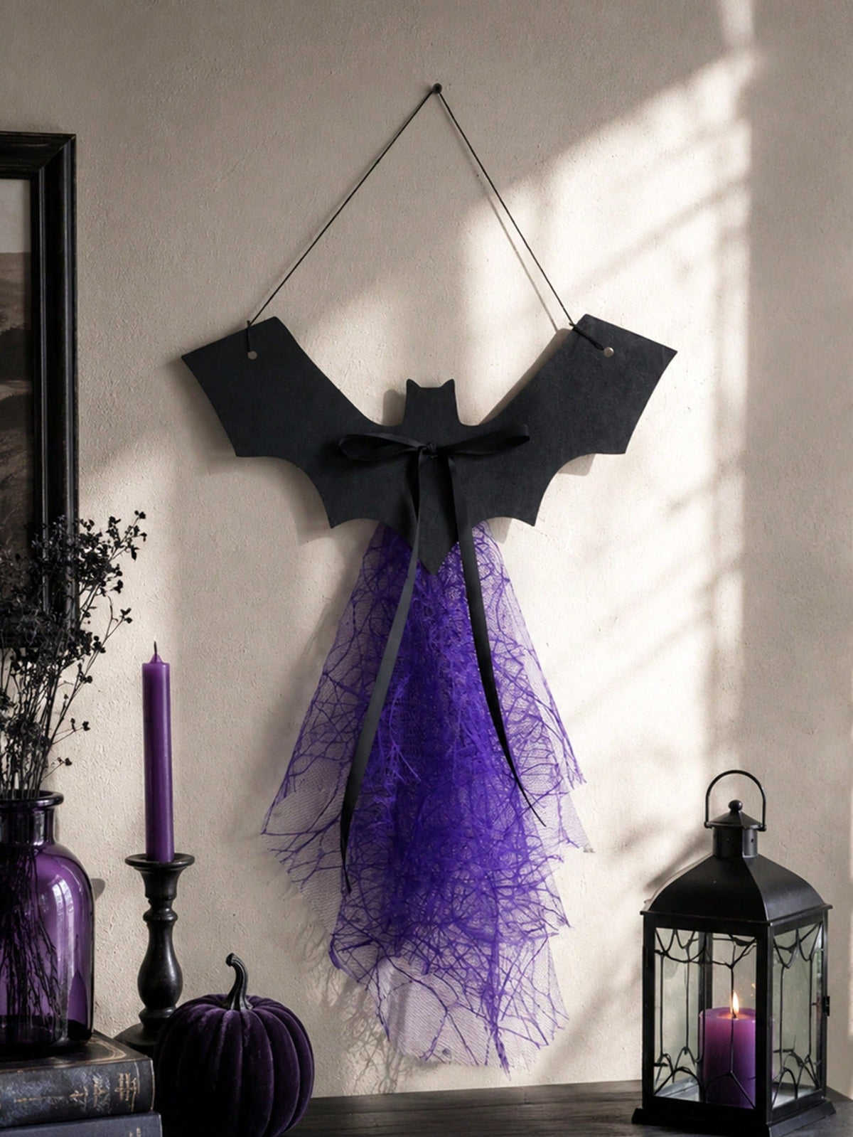 bat door hanger purple tulle - photo 10