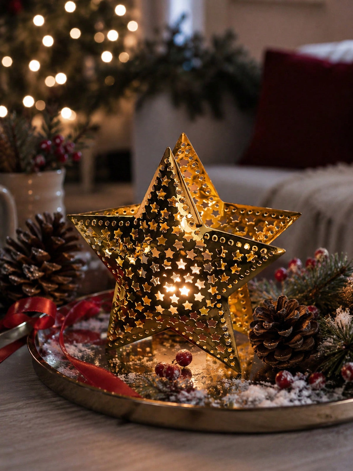 Christmas tea light holder - photo 10