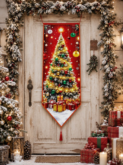 Christmas tree print door banner - photo 11
