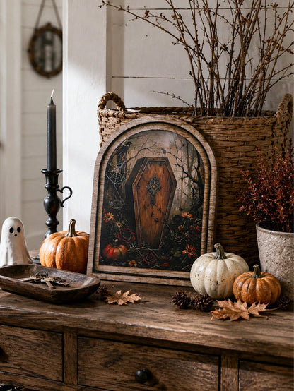 gothic coffin raven arch sign - photo 11