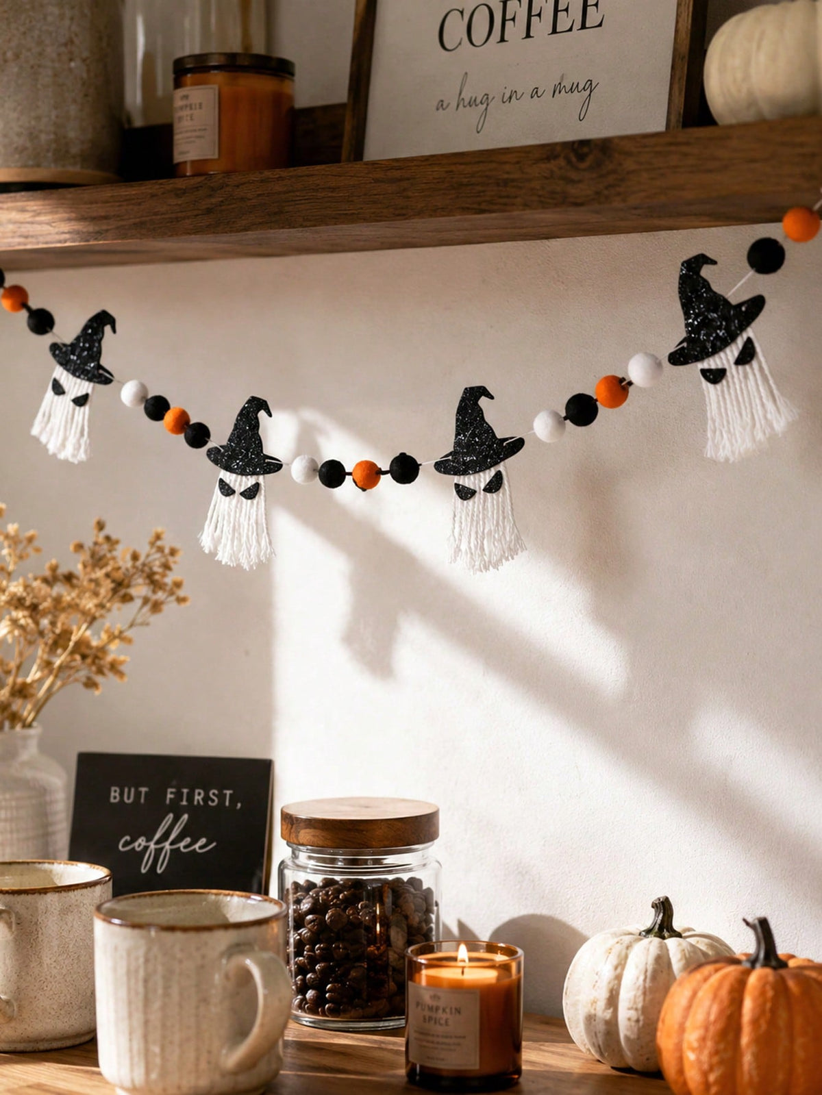 witch ghost Halloween banner - photo 10