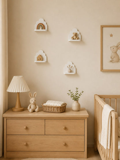 white cloud floating wall shelf - photo 11