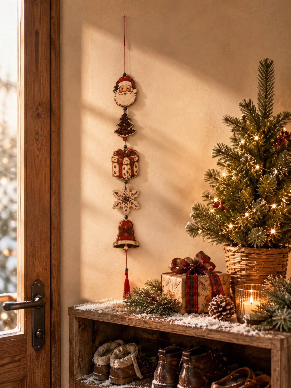 Santa Christmas tree hanging decor - photo 11