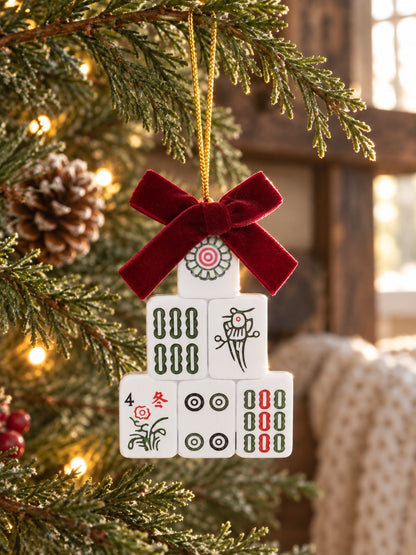 mahjong Christmas ornament - photo 11