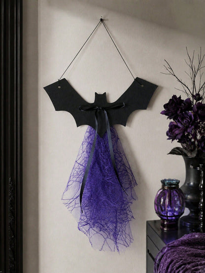 bat door hanger purple tulle - photo 11