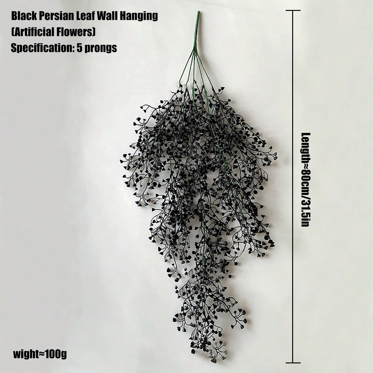 black artificial greenery Halloween - photo 12