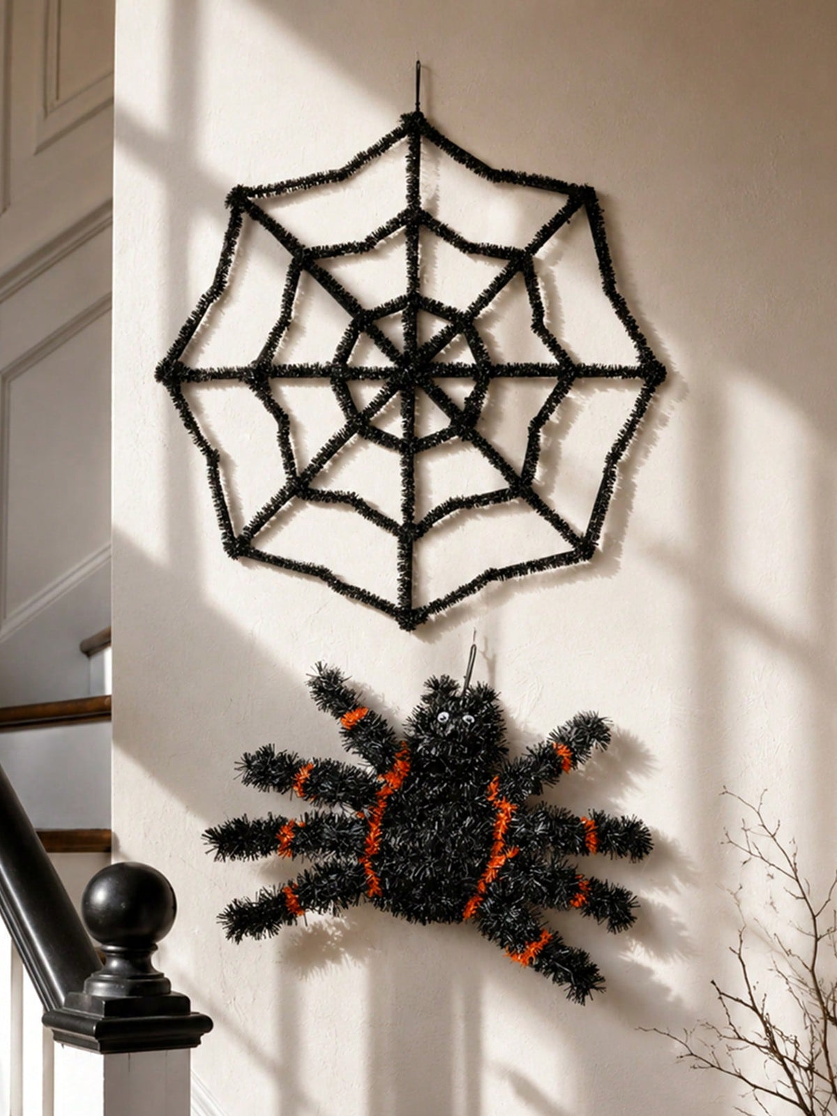 tinsel spider hanging decoration - photo 12