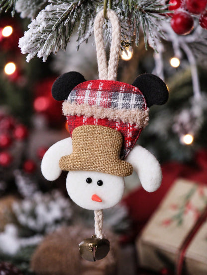 plush snowman Christmas ornament - photo 11