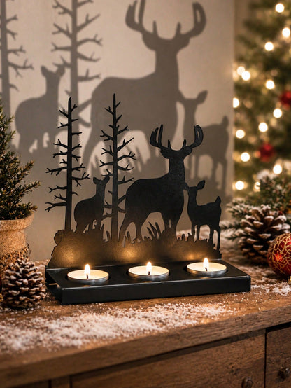 deer family tea light centerpiece - photo 10