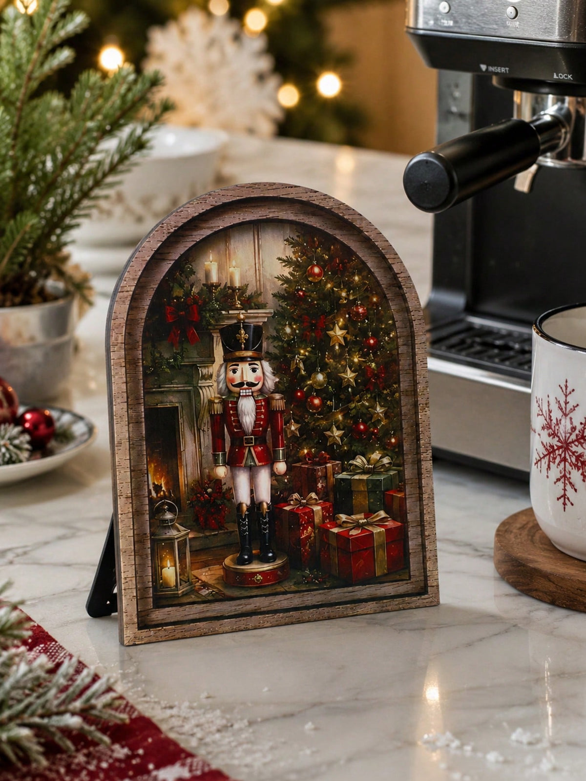 nutcracker Christmas arch tabletop sign - photo 12