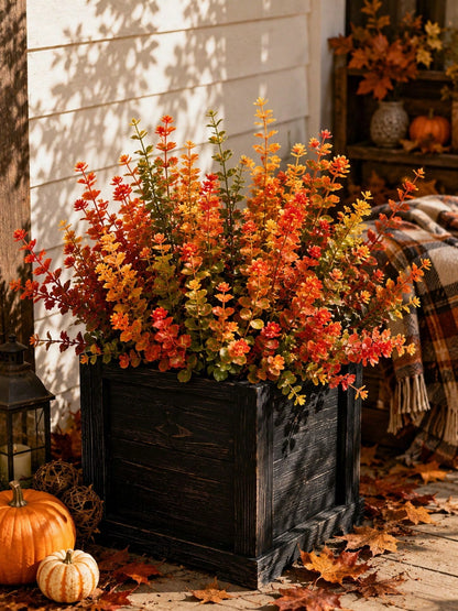 fall artificial flower bush - photo 11