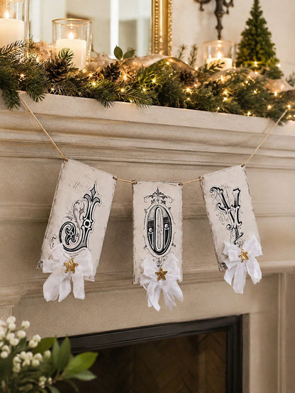 vintage joy Christmas banner - photo 11