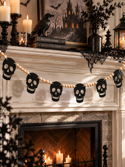 black felt skull garland - photo 11