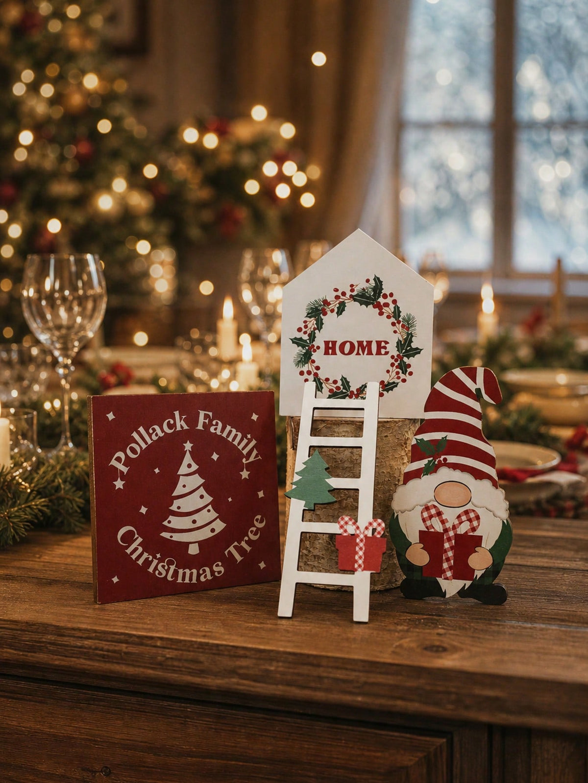 Christmas tiered tray signs - photo 11