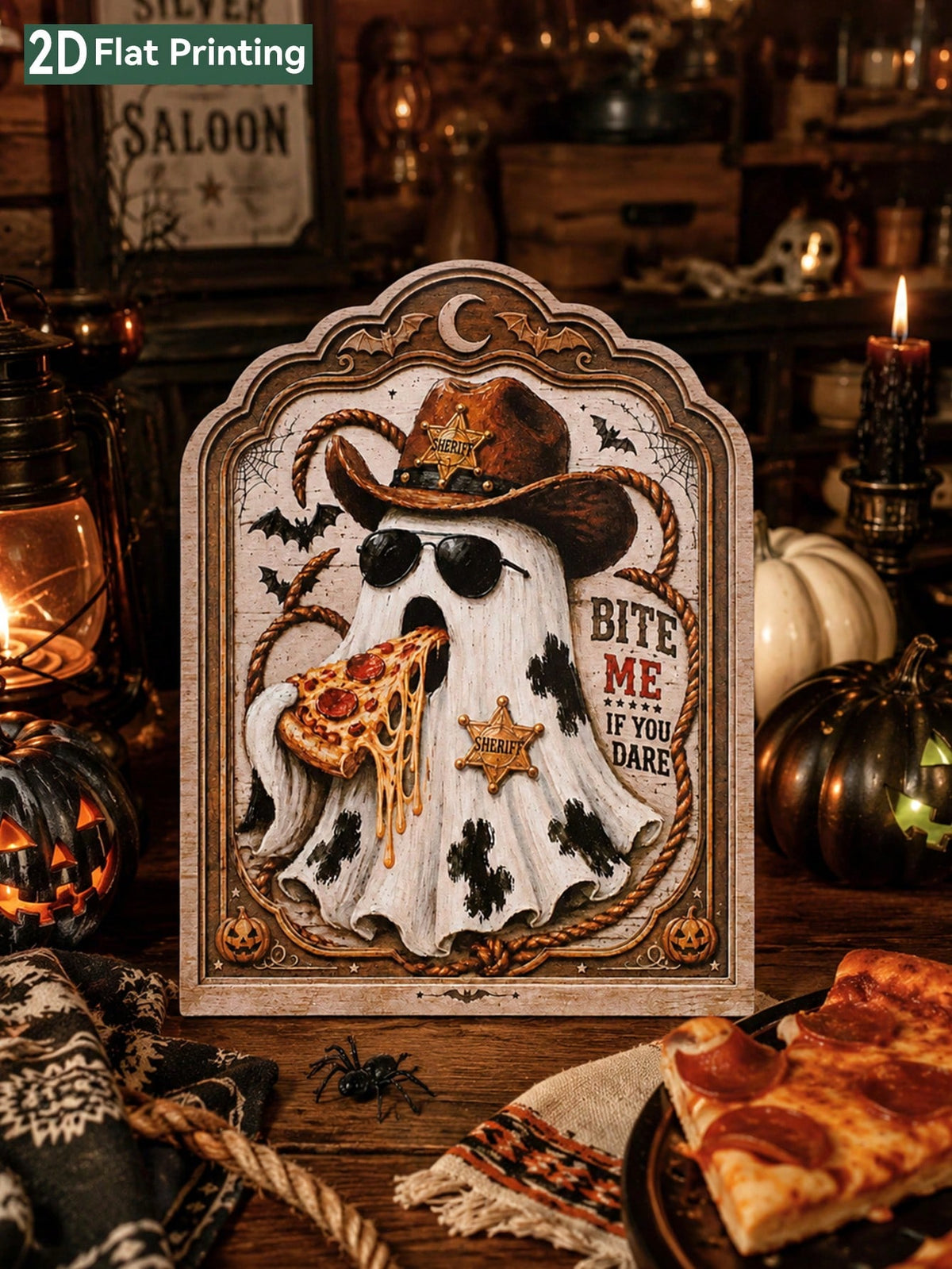 western ghost pizza arch sign - photo 12