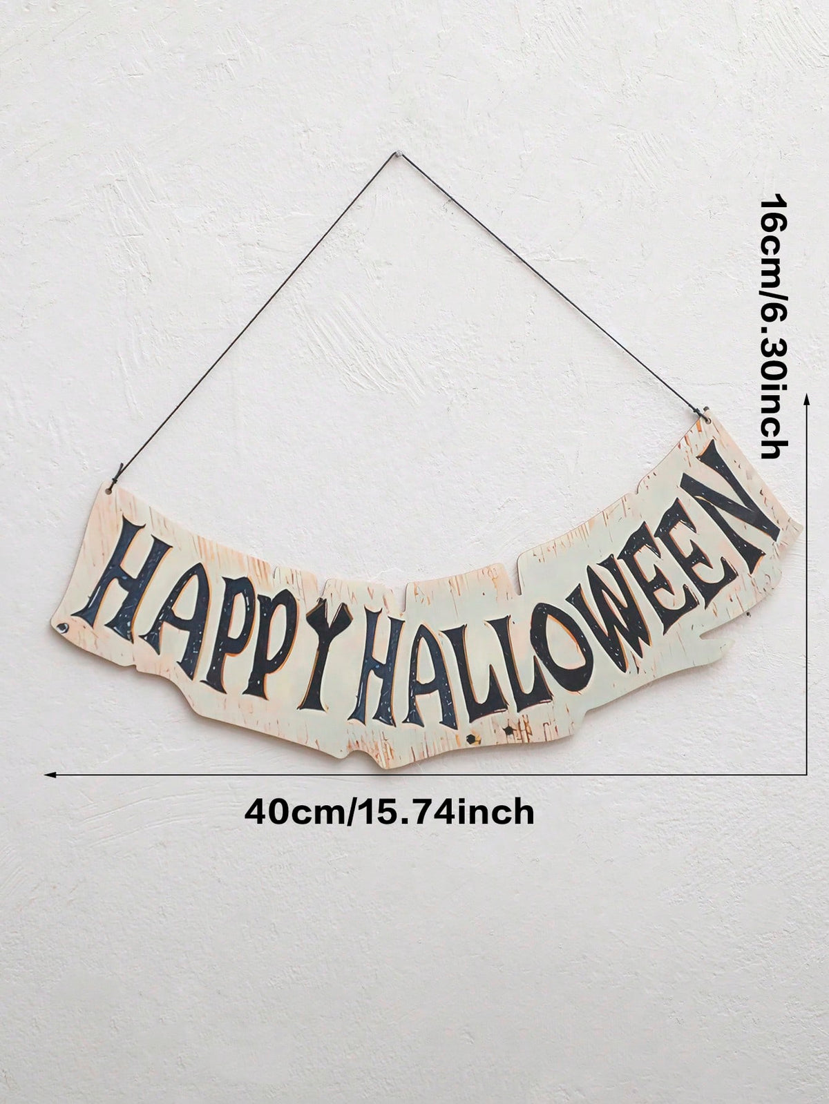 Happy Halloween banner moon pumpkins - photo 11