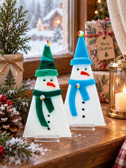 acrylic snowman tabletop decor - photo 11