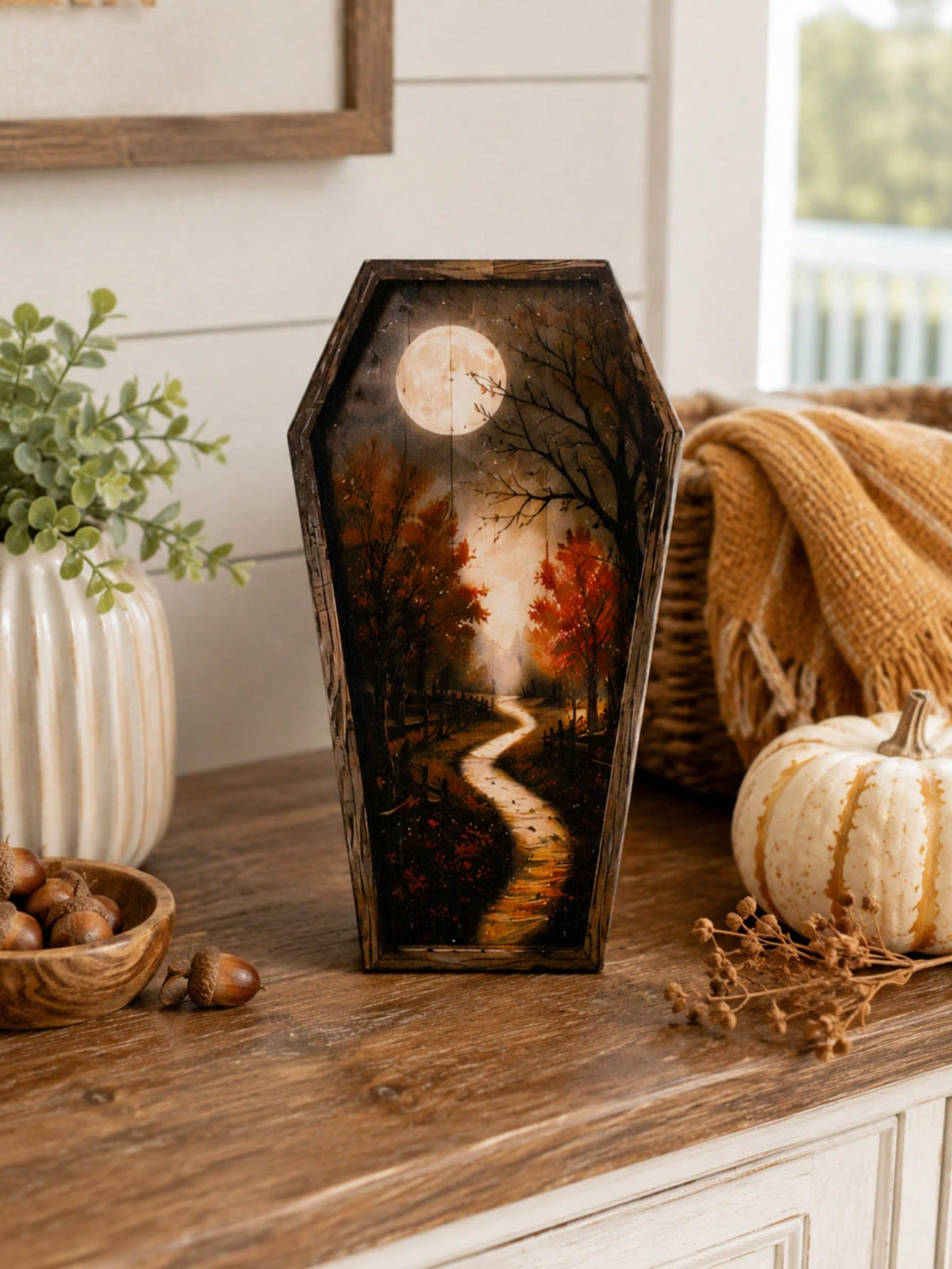full moon coffin tabletop sign - photo 11