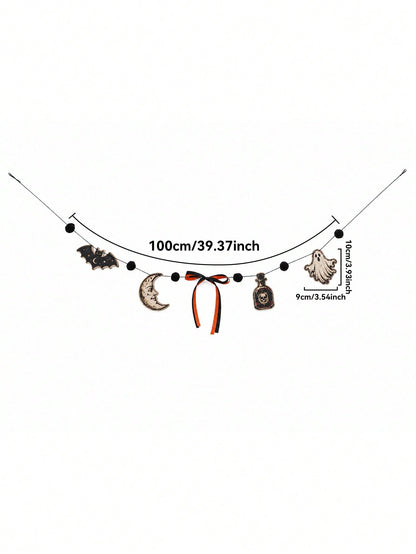 bat moon potion Halloween garland - photo 11