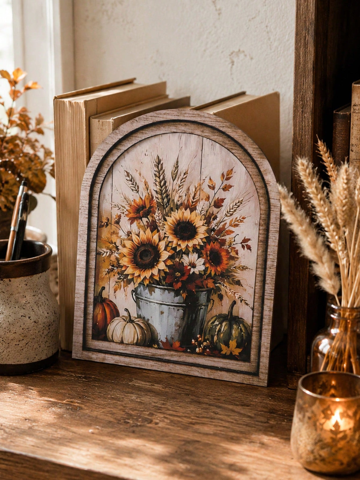 sunflower pumpkin arch sign - photo 11