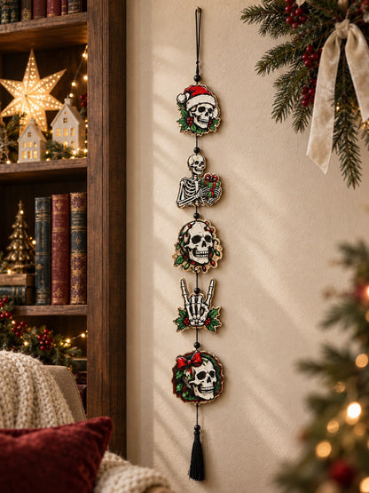 creepy Christmas skull hanging decor - photo 12