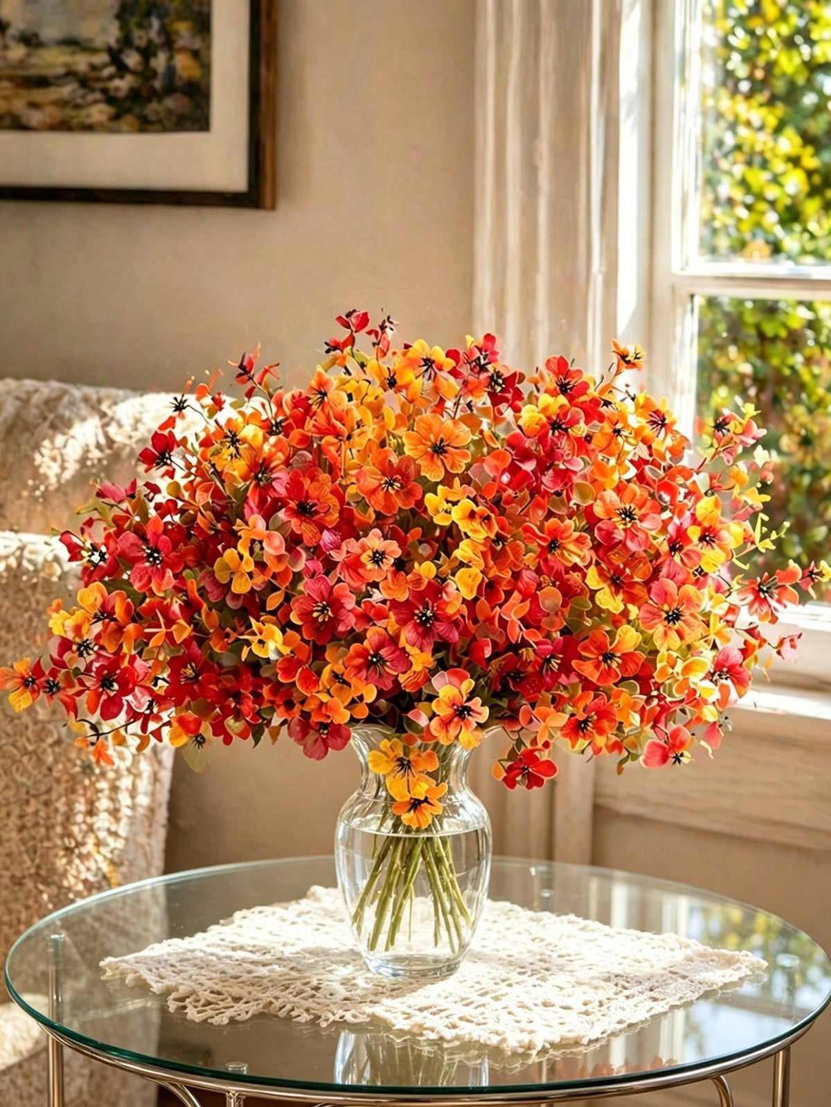 fall artificial wildflower bush - photo 11