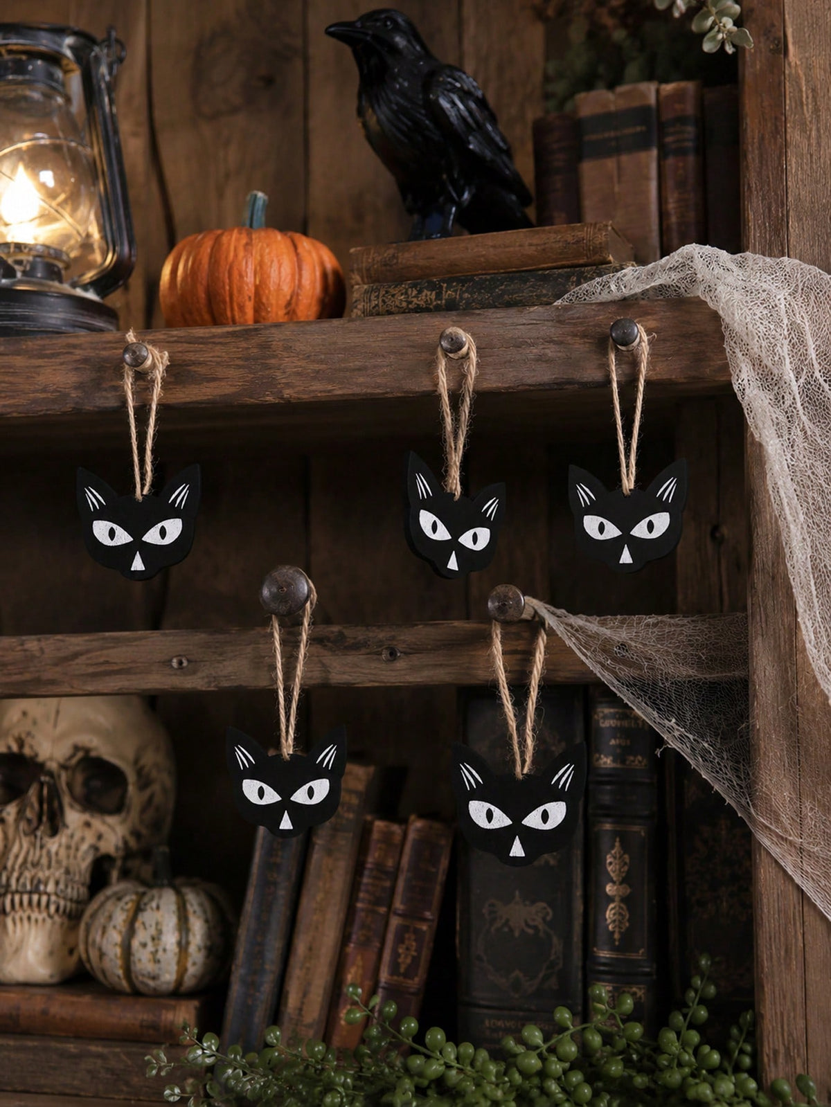 black cat hanging ornaments - photo 11