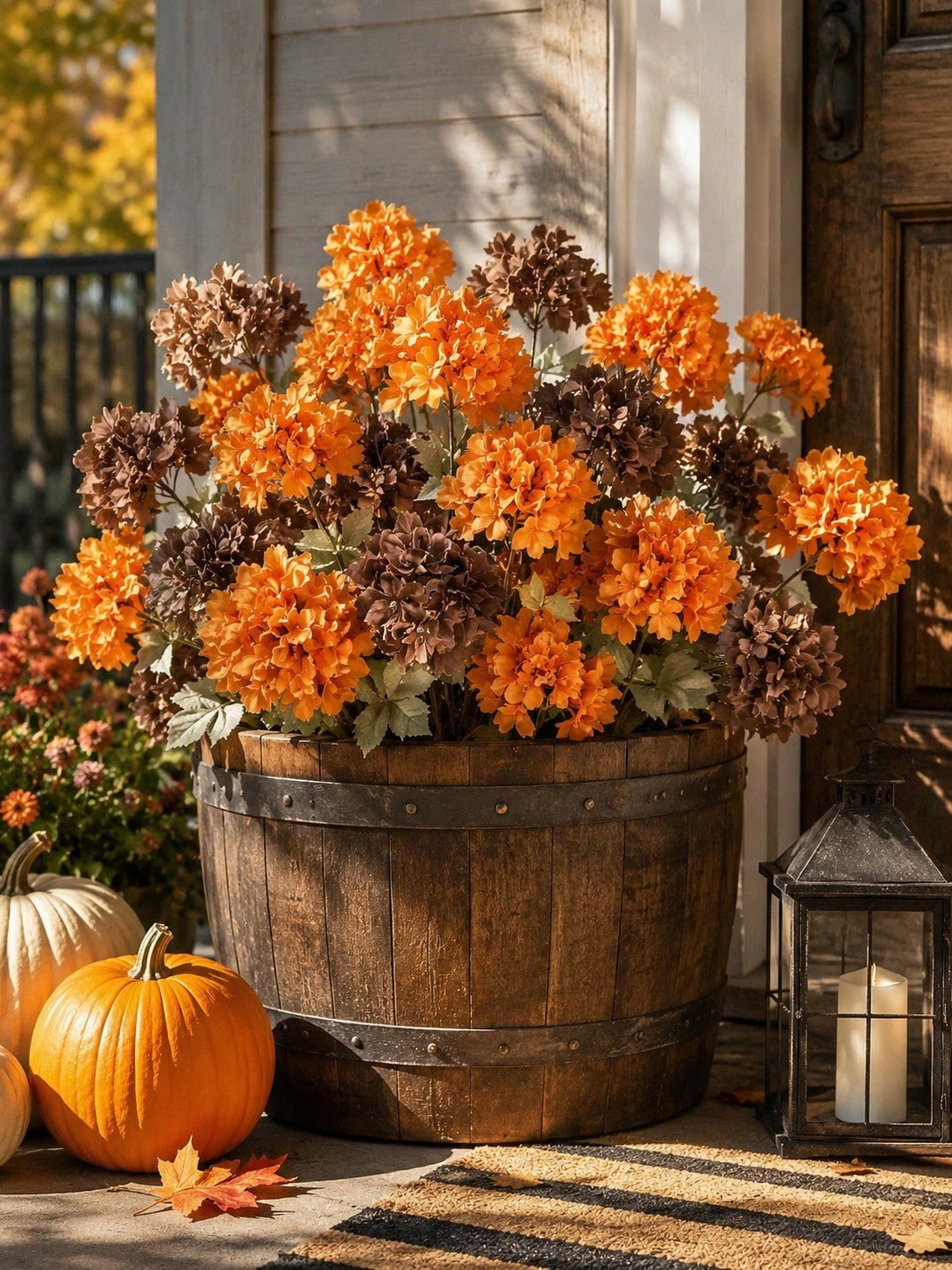 artificial hydrangea stem fall - photo 11